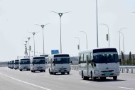 Türkmenistan'da Aşkabat-Türkmenabat hızlı otoyolunun ikinci kısmı açıldı