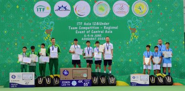 Ashgabat hosted the closing ceremony of the tennis championship among children under 12