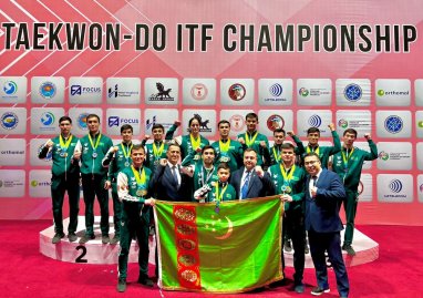 Спортсмены из Туркменистана завоевали 19 медалей на чемпионате Центральной Азии по тхэквондо ITF