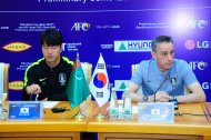 Photo report: Press conference of the national teams of Turkmenistan and Korea before the qualifying match of the 2022 FIFA World Cup
