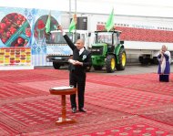 Фоторепортаж: В Дашогузском велаяте открылась новая теплица