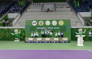 Фоторепортаж с церемонии закрытия турнира Ashgabat Open 2024 по теннису