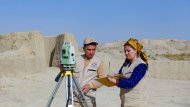 An open-air seminar was held at the ancient settlement of Paryzdepe in Turkmenistan