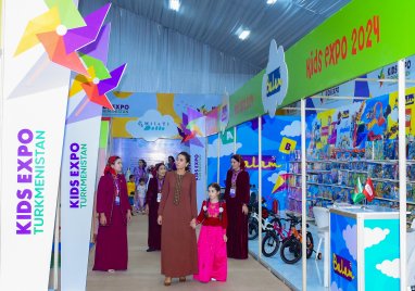 Visitors to Kids Expo in Turkmenistan will choose the best stands via SMS voting