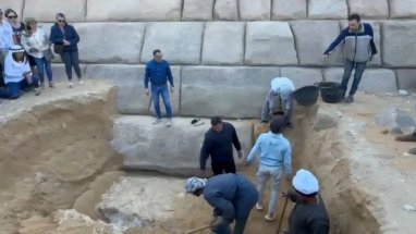 Reconstruction of the Pyramid of Menkaure in Egypt has received mixed reaction