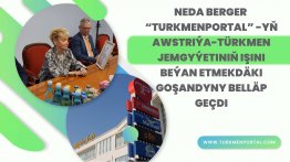 Neda Bergeriň “Turkmenportal” HJ bilen duşuşygy