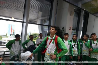 Команда Туркменистана прибыла в Беларусь на II Игры стран СНГ