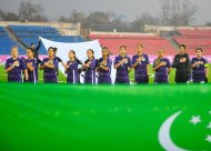 Фоторепортаж: Женская сборная Туркменистана по футболу на чемпионате CAFA (U-23) в Таджикистане