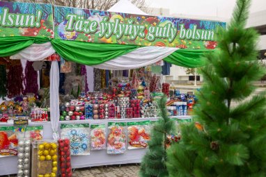 Pre-holiday trade opened in Turkmenistan