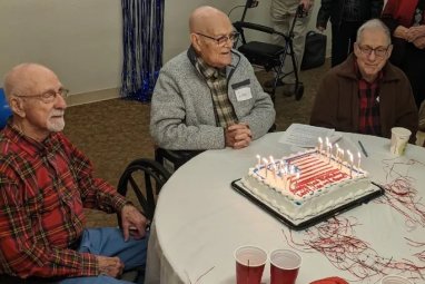 The world's oldest triplet brothers celebrate their 93rd birthday