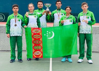 Türkmenistanly tennisçiler Aziýa çempionatynyň (U-14) iki saýlama ýaryşynyň netijeleri boýunça bürünç medala eýe boldular