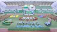 Фоторепортаж: На стадионе «Ашхабад» состоялись торжества в честь праздника независимости Туркменистана
