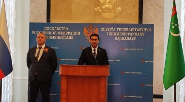Посольство России в Ашхабаде организовало торжественный прием по случаю Дня Победы