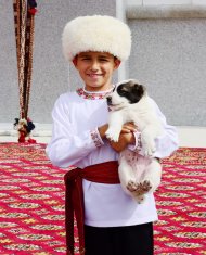 Фоторепортаж: состоялся финал международного конкурса «Отважный туркменский алабай года»