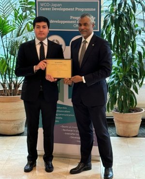 The representative of Turkmenistan successfully completed the WCO professional development program
