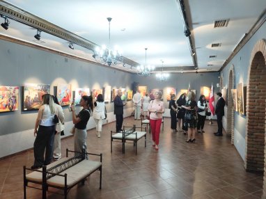 The Embassy of Turkmenistan in Georgia organized an exhibition in the “Ahundov House”