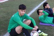 Photo report: Turkmenistan national football team held a training session before the match with the DPR Korea