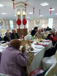 Фоторепортаж: Новогодняя ёлка для пожилых людей в Ашхабаде