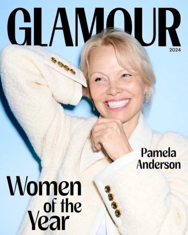 Pamela Anderson graces Glamour cover without makeup and wins ‘Woman of the Year’