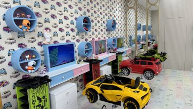 The first beauty salon for children, Bagtly Balam, opened in Turkmenistan