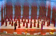 A concert took place at the Ashgabat Mukams Palace