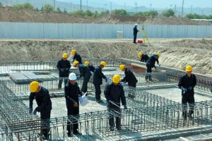 A new health center is being built in the northern region of Turkmenistan