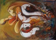 Выставка работ учеников заслуженного деятеля искусств Туркменистана Ахатмурада Нувваева 
