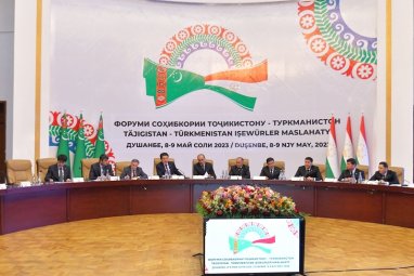 Türkmen-täjik işewürler geňeşiniň birinji mejlisi geçirildi