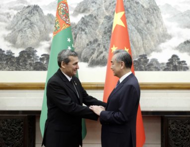 The foreign ministers of Turkmenistan and China held talks in Beijing