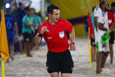 Referee from Turkmenistan officiated the matches of the 2023 Asian Beach Soccer Cup in Thailand