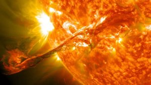 A powerful flare occurred on the Sun