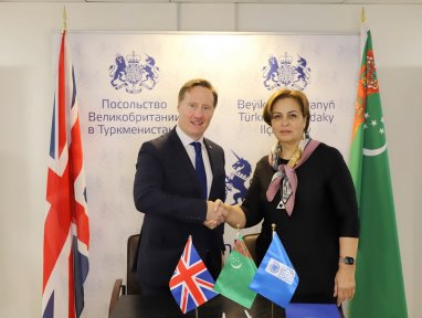 The British Embassy and UNDP in Turkmenistan signed a memorandum on the 3rd stage of the NSIVP project