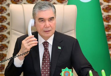 Gurbanguly Berdimuhamedov and Shavkat Mirziyoyev held a telephone conversation