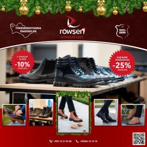 Röwşen aýakgaplary: winter shoes for the whole family at competitive prices