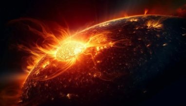 A giant coronal hole 800 thousand kilometers wide has formed on the Sun