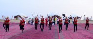 Фоторепортаж:в Ак-Бугдайском этрапе Ахалского велаята состоялся конный марафон