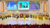 Фоторепортаж с церемонии открытия недели культуры в Лебапском велаяте