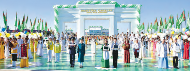 В посёлке Бахар восточного региона Туркменистана открылся парк «Счастливые дети»