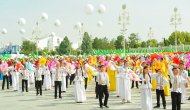 Türkmenistanyň Garaşsyzlygynyň 26 ýyllygy mynasybetli baýramçylyk harby ýörişden fotoreportaž