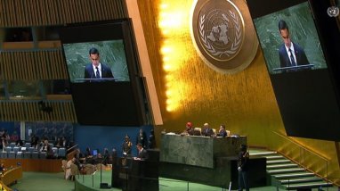 Выступление Президента Туркменистана Сердара Бердымухамедова на пленарном заседании 78-й сессии Генассамблеи ООН
