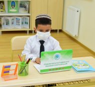 Photoreport from the opening of secondary school № 45 in Akhal velayat