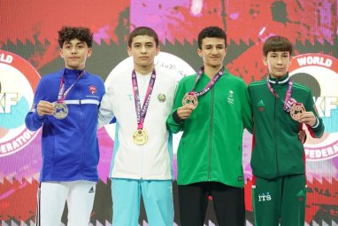 Turkmen karatekas won two bronze medals at a tournament in the UAE
