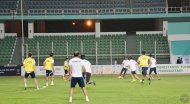 Последняя тренировка сборной Туркменистана перед отборочным матчем ЧМ-2018 с командой Индии