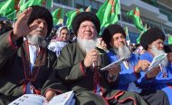 Celebratory horse races took place in Turkmenistan in honor of the 32nd anniversary of independence