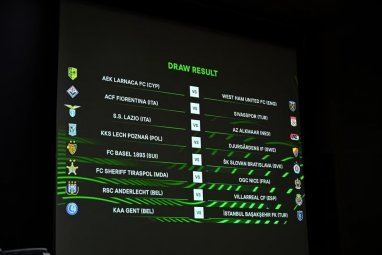 Стали известны результаты жеребьевки 1/8 финала Лиги конференций
