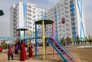Новый многоквартирный дом ввели в эксплуатацию в жилом массиве «Парахат-7» в Ашхабаде