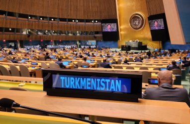 Debates of the UN General Assembly were held under the chairmanship of Turkmenistan