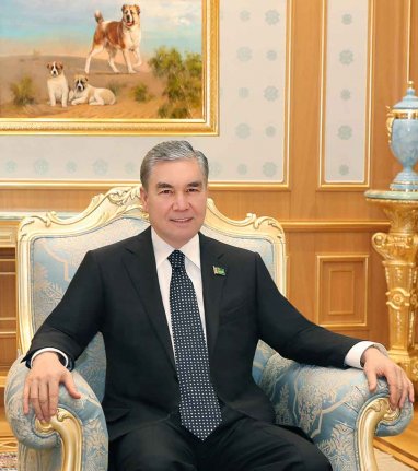 Gurbanguly Berdimuhamedow Ahmet Çalygy kabul etdi
