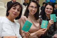 1530 people solemnly received the passport of a citizen of Turkmenistan