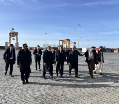 Представители Афганистана ознакомились с Международным морским портом Туркменбаши